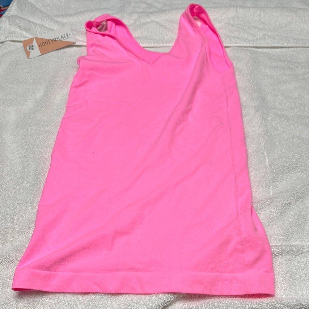 Honey & Lace Pink Sleeveless Top